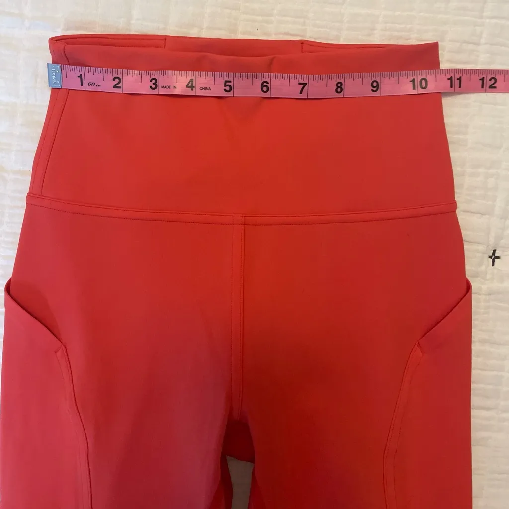 LULULEMON Mastered Motion High-Rise Tight Legging  28" in Thermal Red Size 4 - Image 12