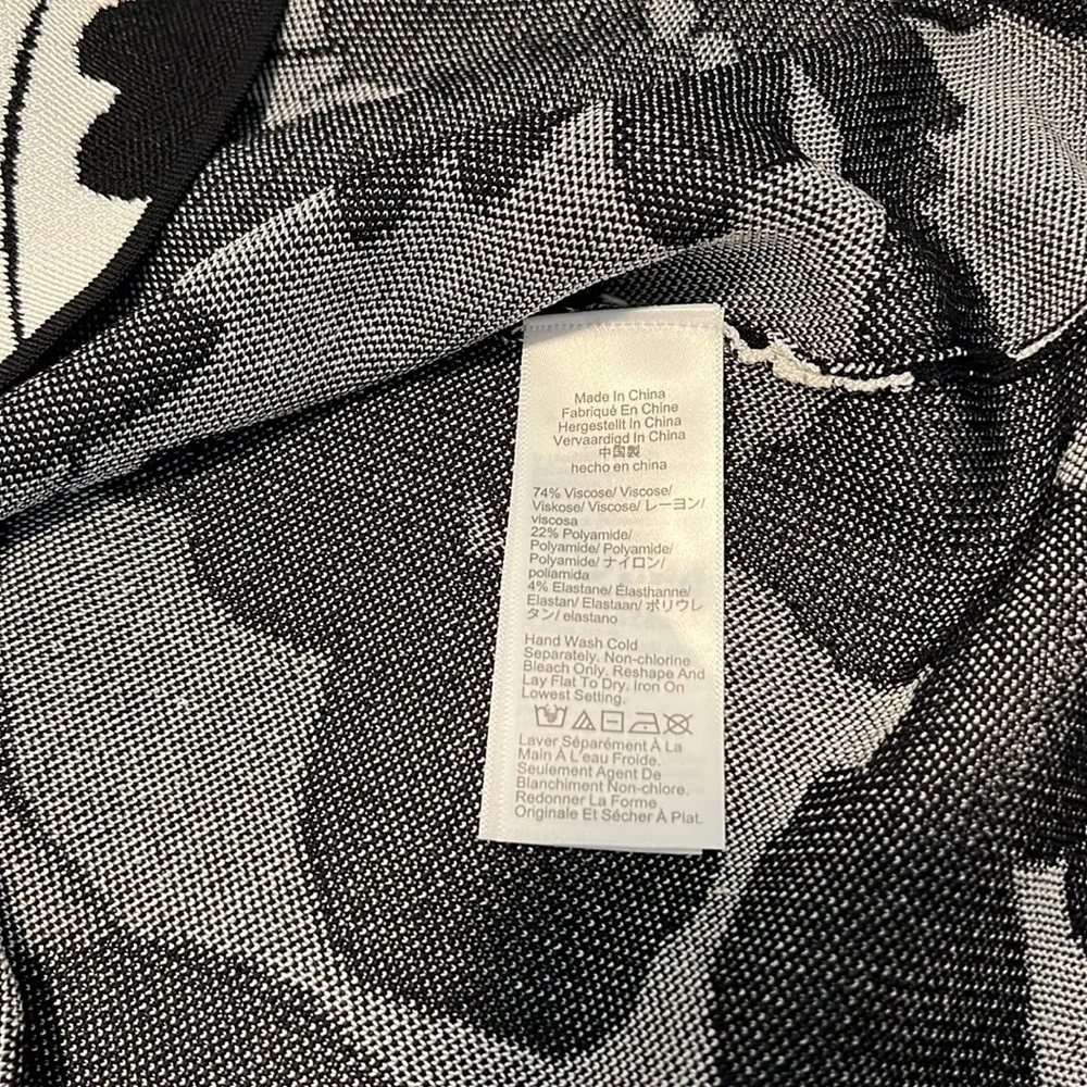 J. Crew Sleeveless Sweater Mini Dress in Floral Jacquard Size Small - Image 13