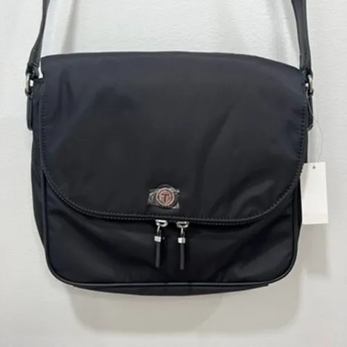 Talbots Black Nylong Crossbody Purse NWT $79 Zip Closure Washable Bag‎ Travel - Image 2