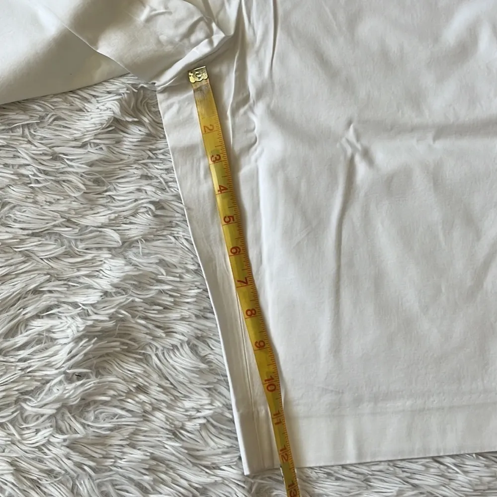 TALBOTS Women’s PERFECT SHORTS 13" white size 10 nwt - Image 5