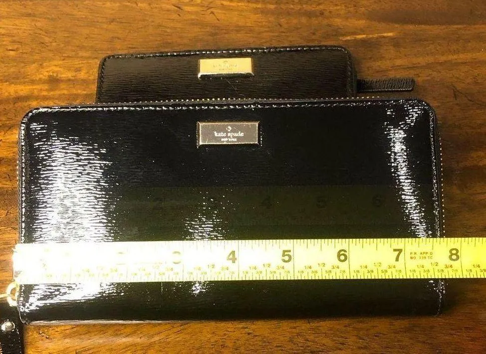 Electric Black Bixby Place Dome Shaped Satchel and Two Wallets - Image 11