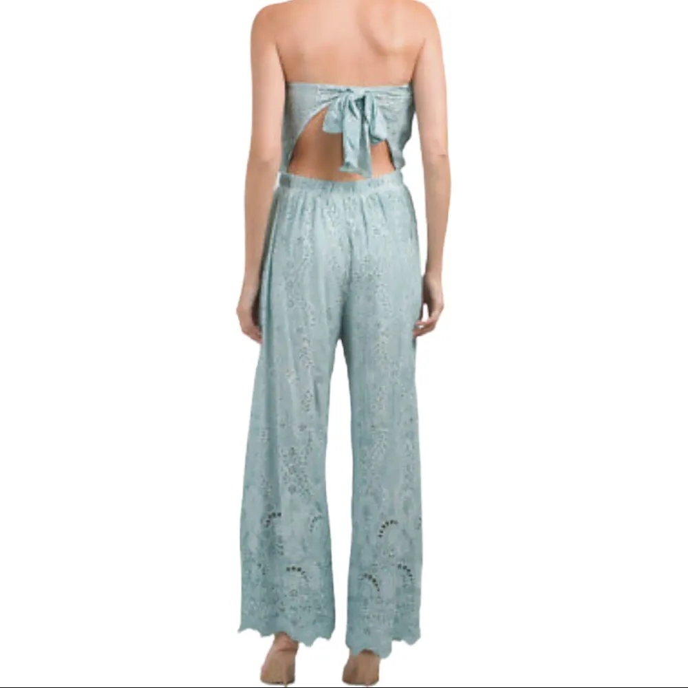Young Fabulous and Broke New!  Ellis Strapless Eyelet Jumpsuit - Image 2