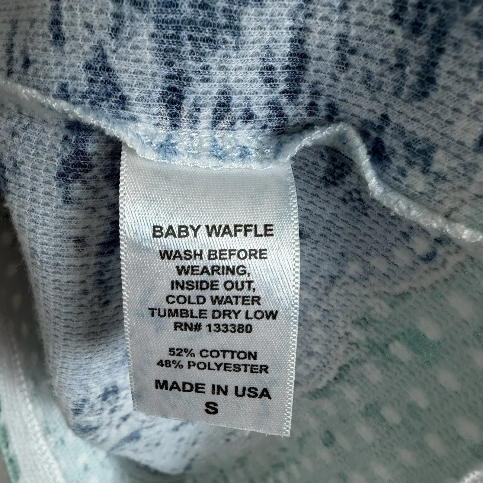 Sundance Elephant March Baby Waffle Tee Whimsey Rose Size Small Long Sleeve Pink - Image 6