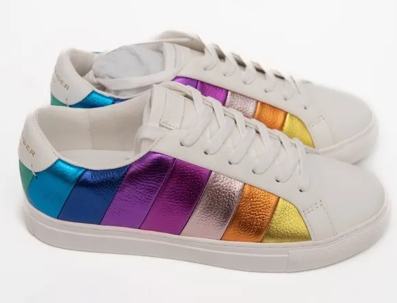 KURT GEIGER LONDON | New! Women's Lane Stripe Low-Top Sneakers - Image 1