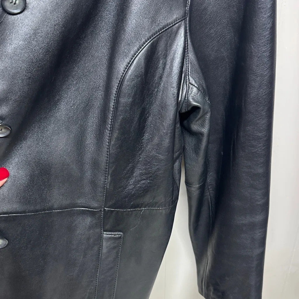ColeBrook Elegant Women's Black Leather Jacket Super Soft Size undefined - Image 11