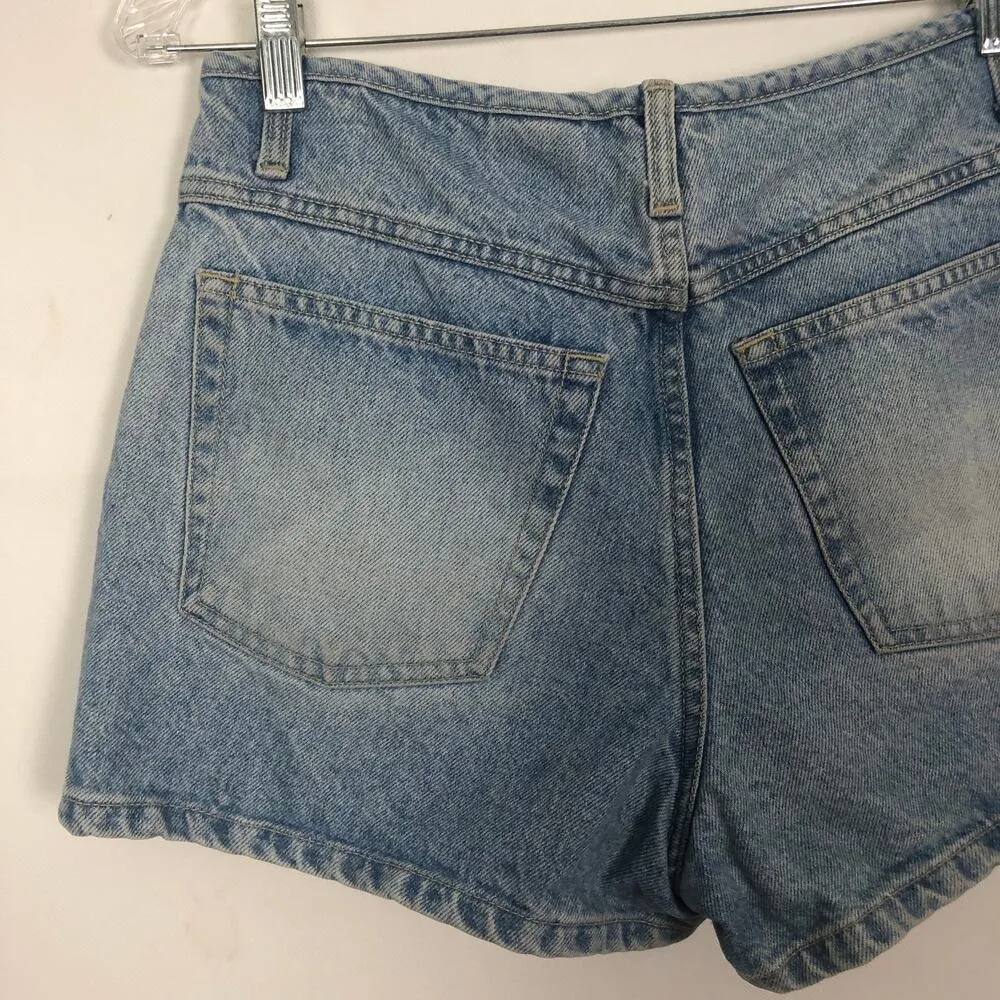 Vinteage Paris Blues Shorts Juniors 9 Button Fly Western Rodeo Cowgirl Coquette - Image 5