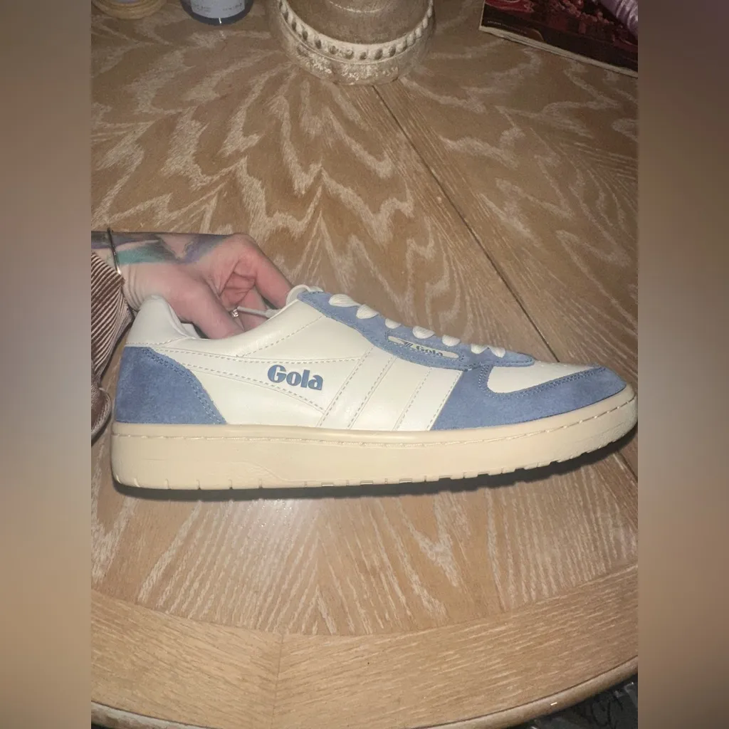 Free Free People+Gola Classics Women's Hawk '89 Sneakers- Moonlight/Off White - Image 3