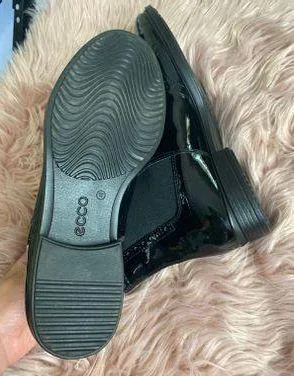 Ecco Touch 15 Mid Cut Bootie Patent Leather Boots - Image 7