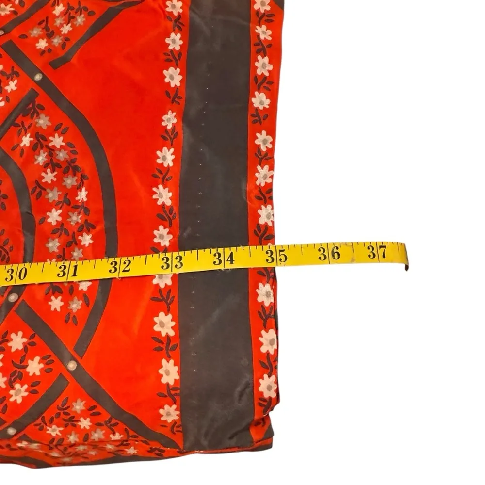 Anthropologie Moulinette Soeurs 100% Silk Maeshowe Boho Festival Dress Size 6 - Image 10