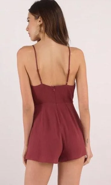 Tobi Red  Romper - Image 3