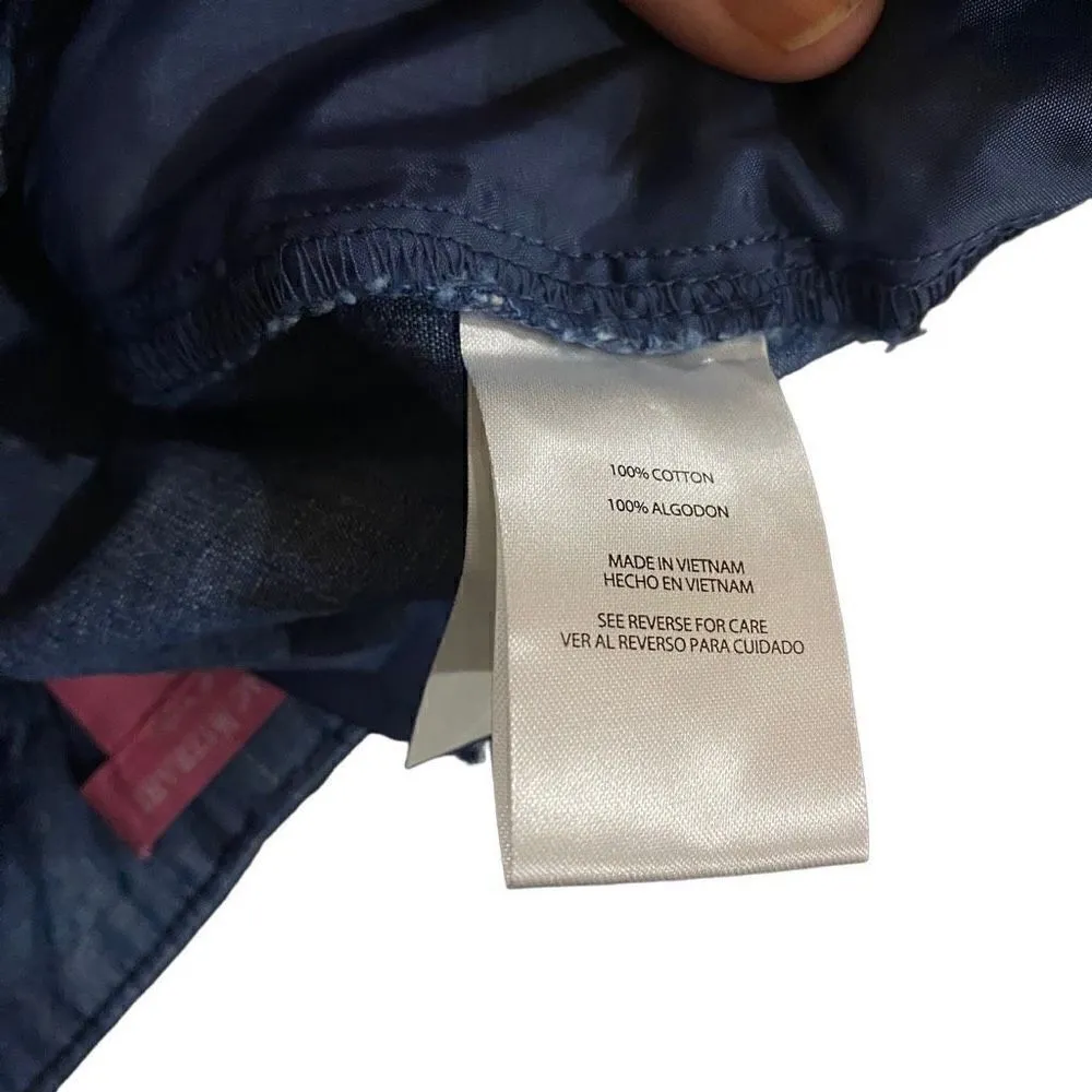 Isaac Mizrahi New york chambray shorts 100% cotton size 4 - Image 2