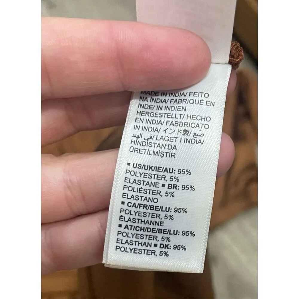 The Drop Dress Cut Out Middle Shiny Long Sleeve Bronze 2X Plus New Brown Size XXL - Image 8