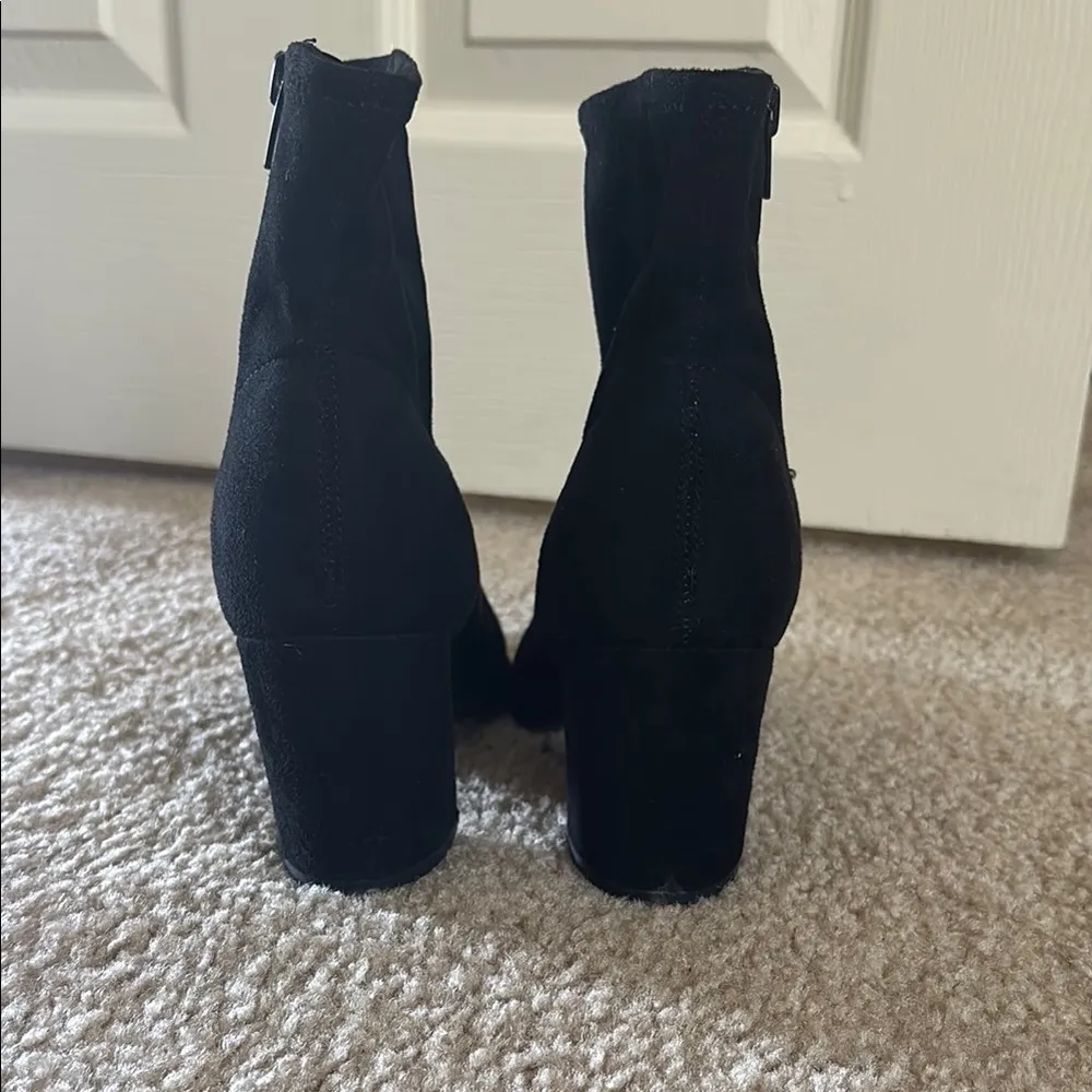 Black Suede Ankle Boots - Image 6