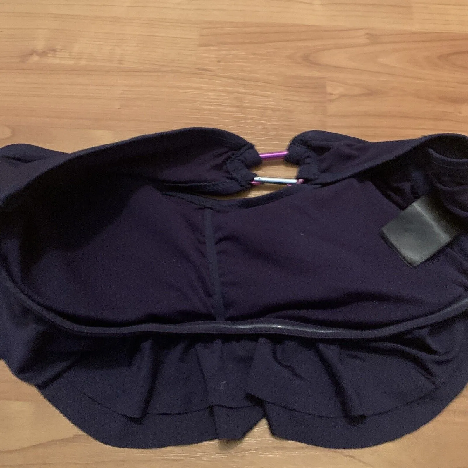 H&M Women's Padded Strapless Swim Bra Top 1 Piece Size 12 Purple - Image 7