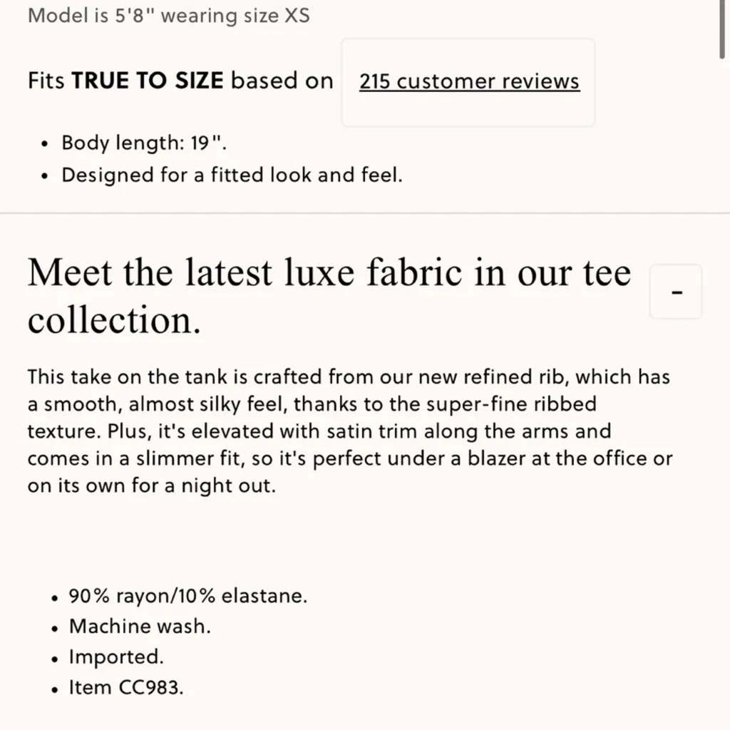 J.Crew  Refined rib shell tank top - Image 3