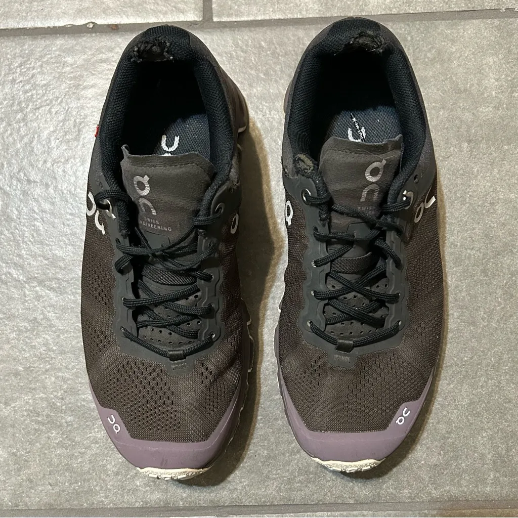 On Cloud Cloudventure Lace Up Trail Running Sneakers Women’s Shoe Size 6.5 Purple - Image 2