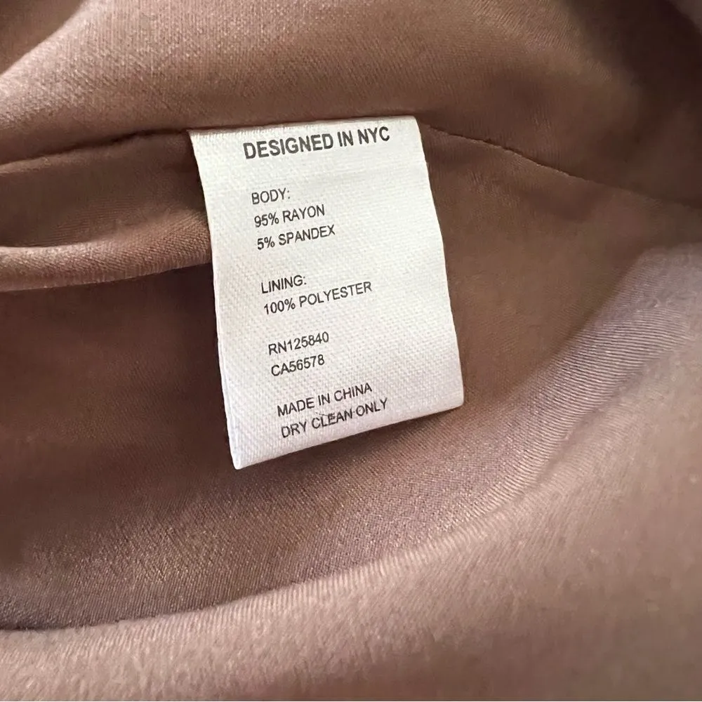 INTERMIX Hilary Rose Gold Long Sleeve Sequin Cocktail Mini Dress 0 - Image 11