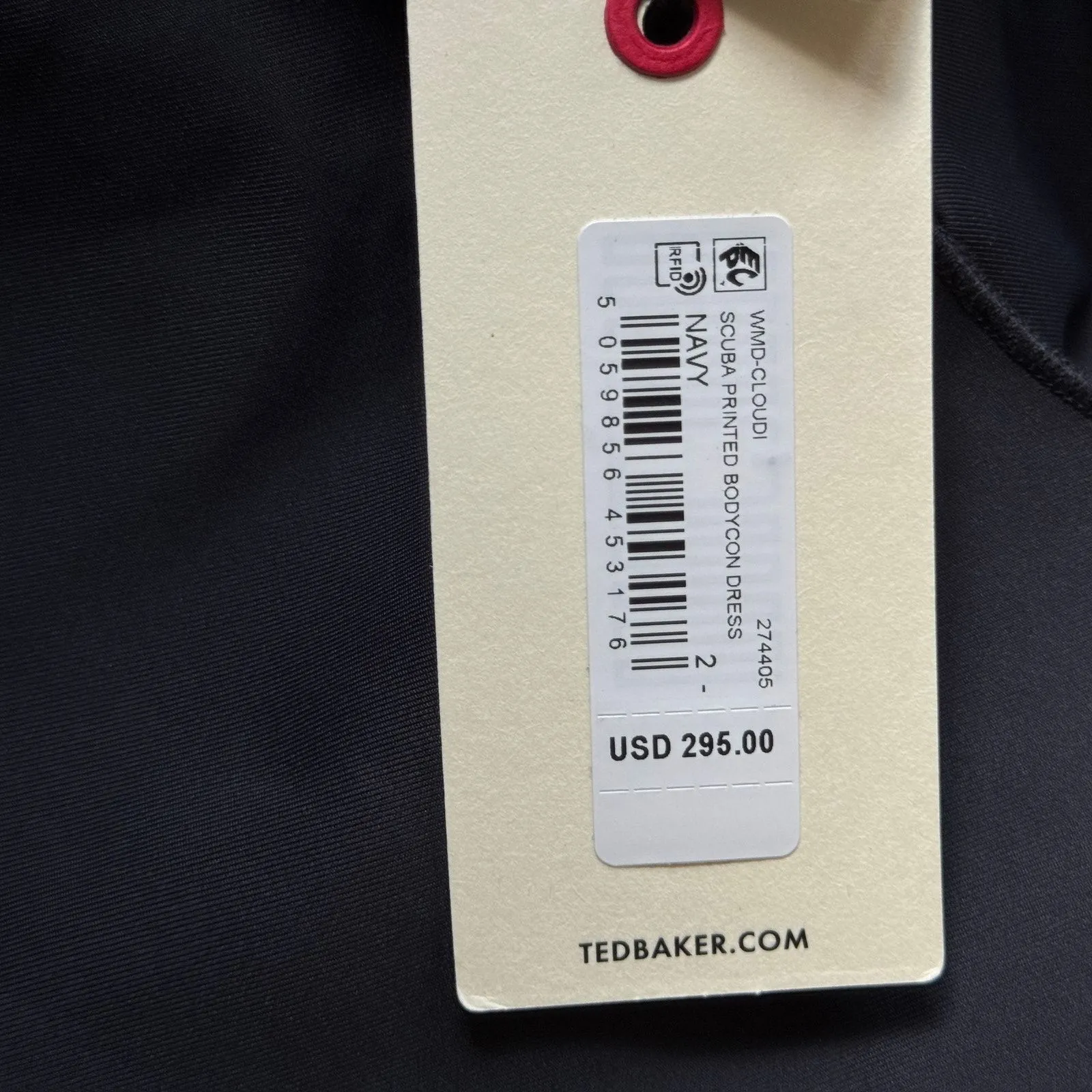 Ted Baker Cloudi Bodycon Dress Blue Size 2 NWT‎ - Image 12