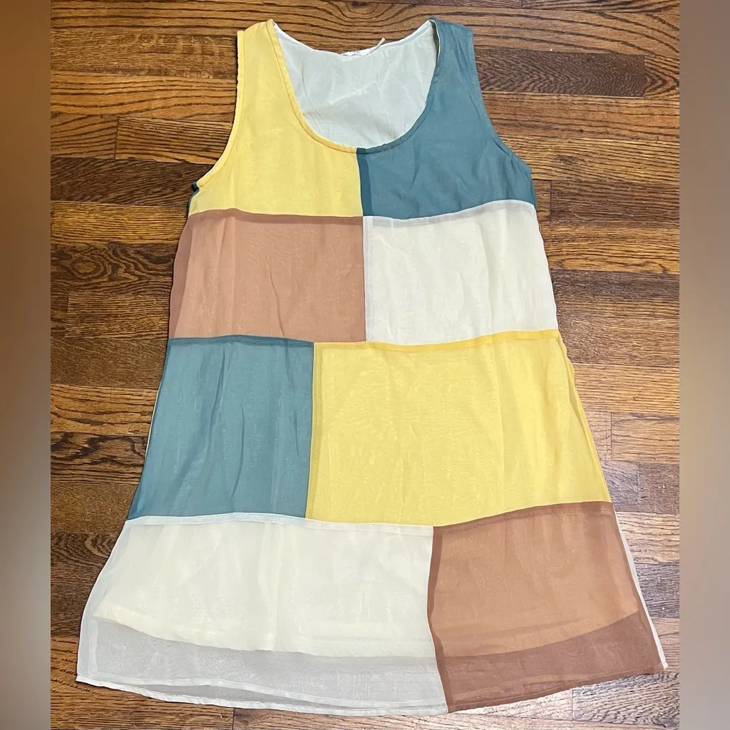 Blu Pepper Y2K Color Block Dress - Image 2