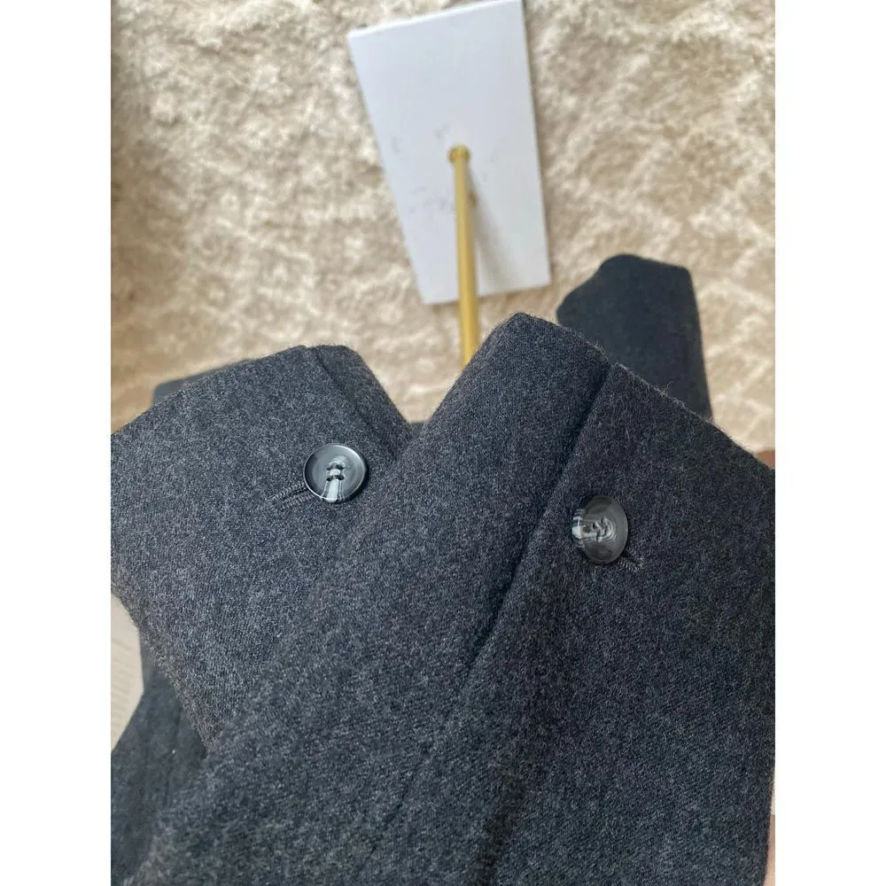 Harvé Benard Tailored Wool Jacket Buttoned Parisian Academia Scandi Grannycore - Image 4