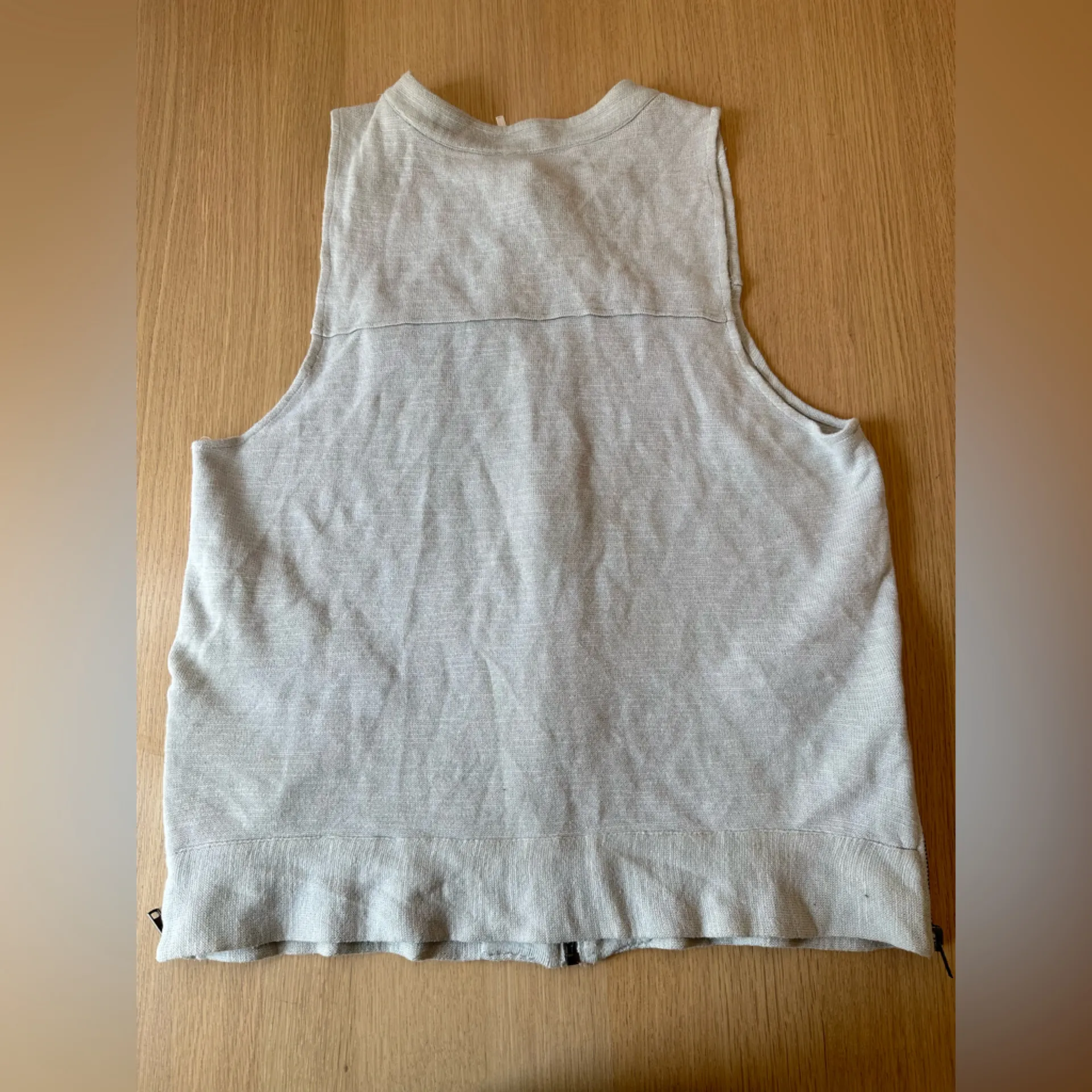 Free People Highway Zip Front Longline Vest-Medium  2159 - Image 5