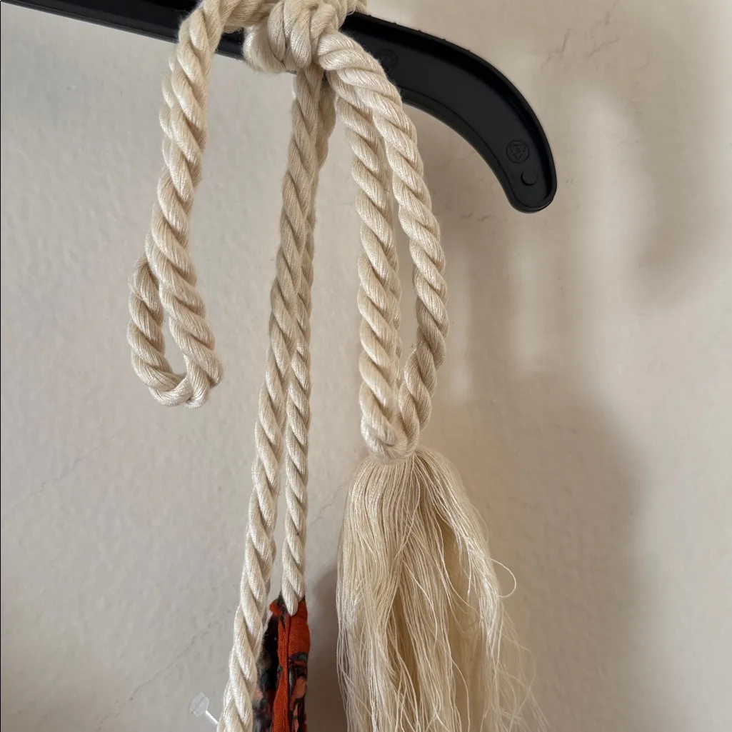 ULLA JOHNSON Cari Floral Cover-up Midi Dress In Clementine, Size Large , $445 - Image 8