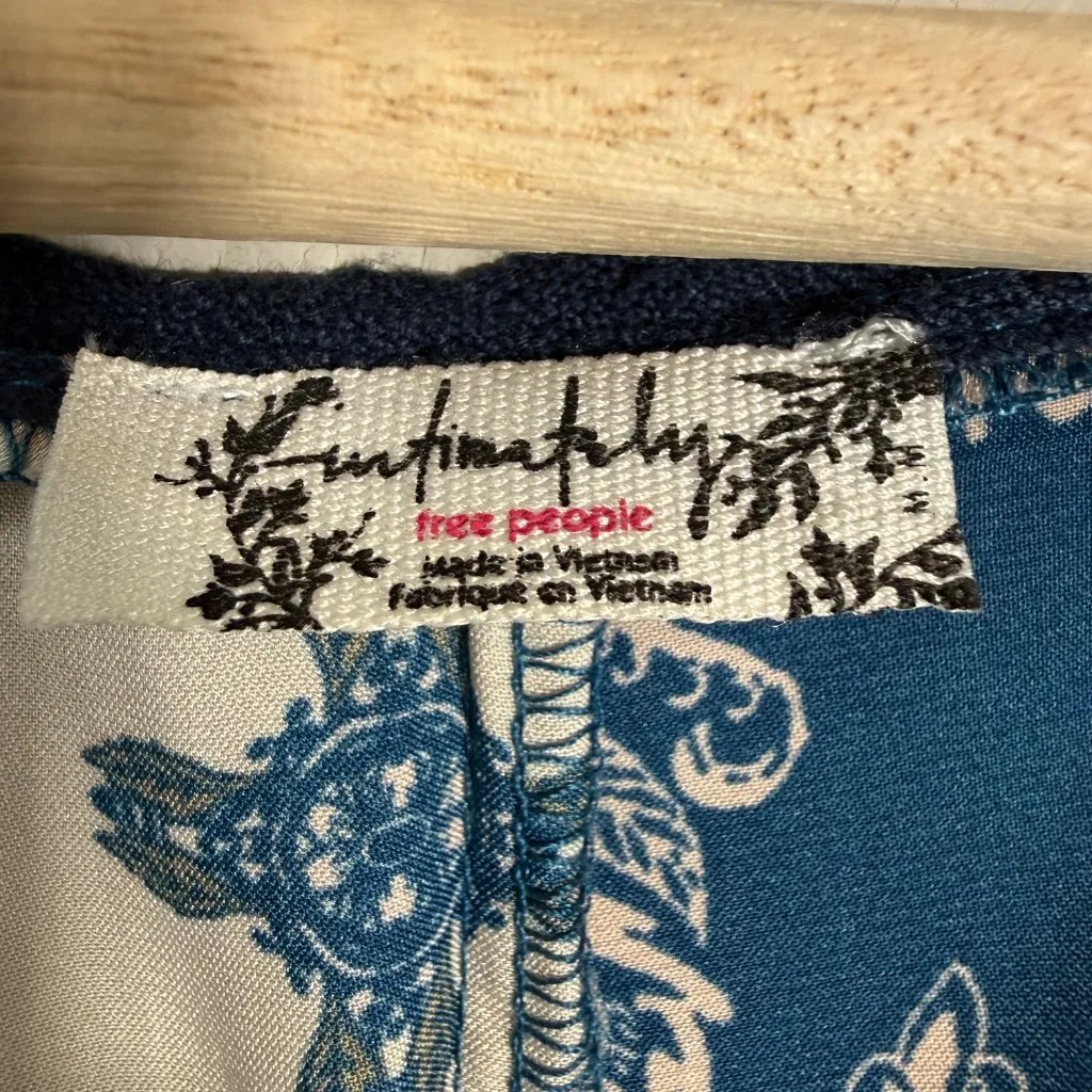 Intimately FP Free People Oasis Romper Women's Medium Blue Silky Loungewear NWOT - Image 10