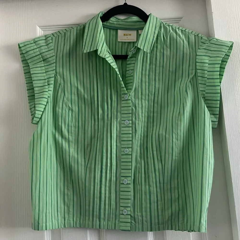 NWT  Maeve Blouse size Medium Green - Image 5