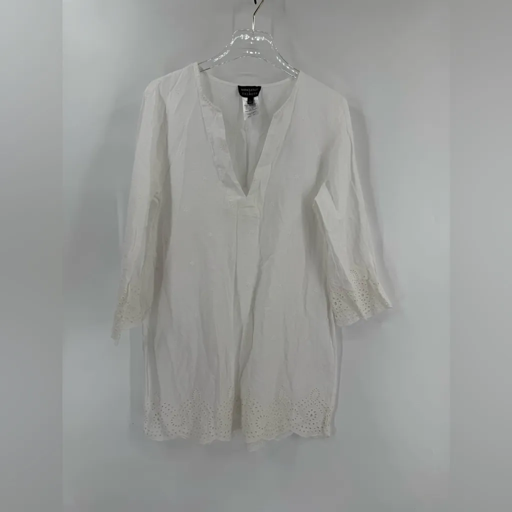 MiracleSuit ® x Talbots  EYELET‎ TUNIC size large - Image 2
