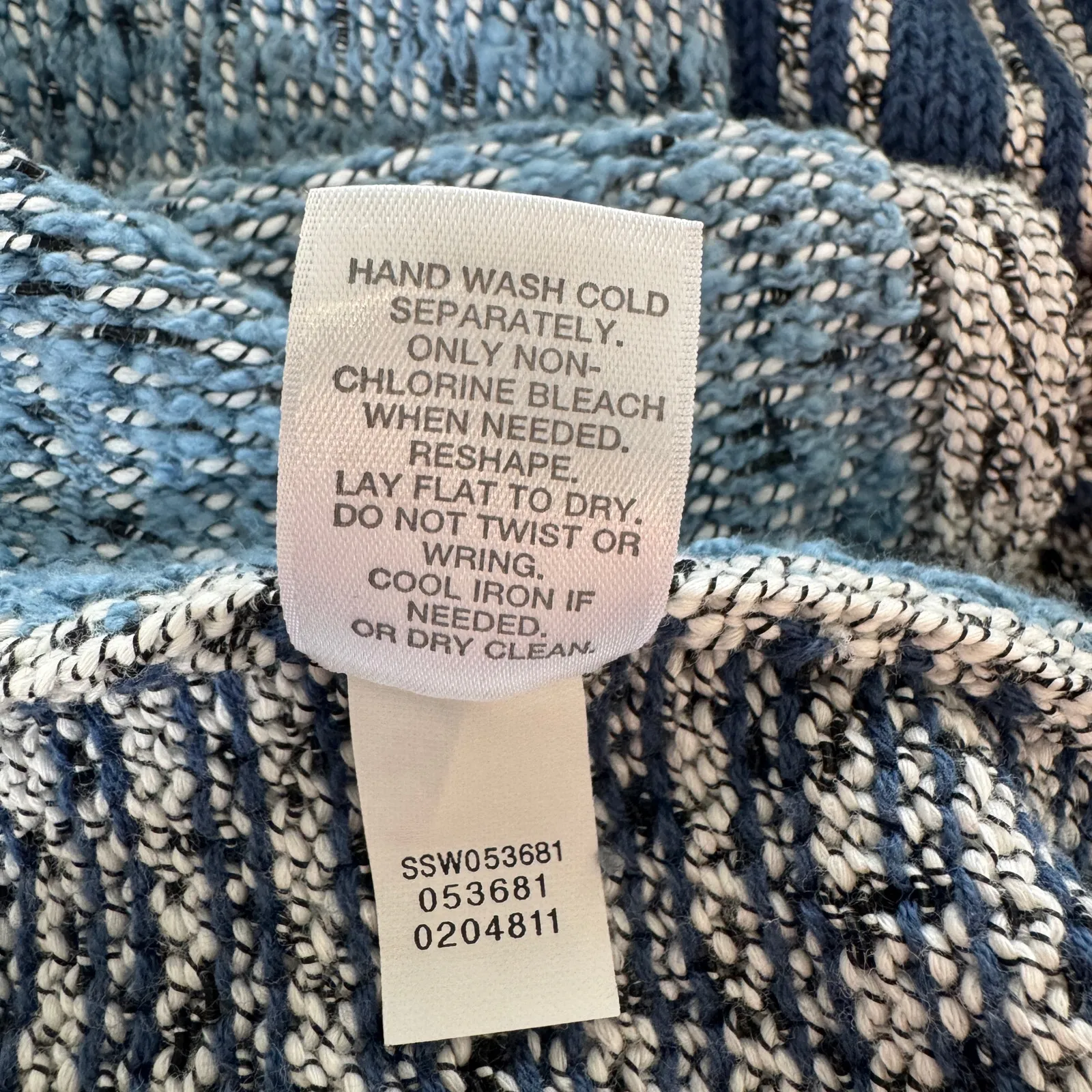 J Jill Large Cardigan Striped Long Sleeve Stretch V - Image 9