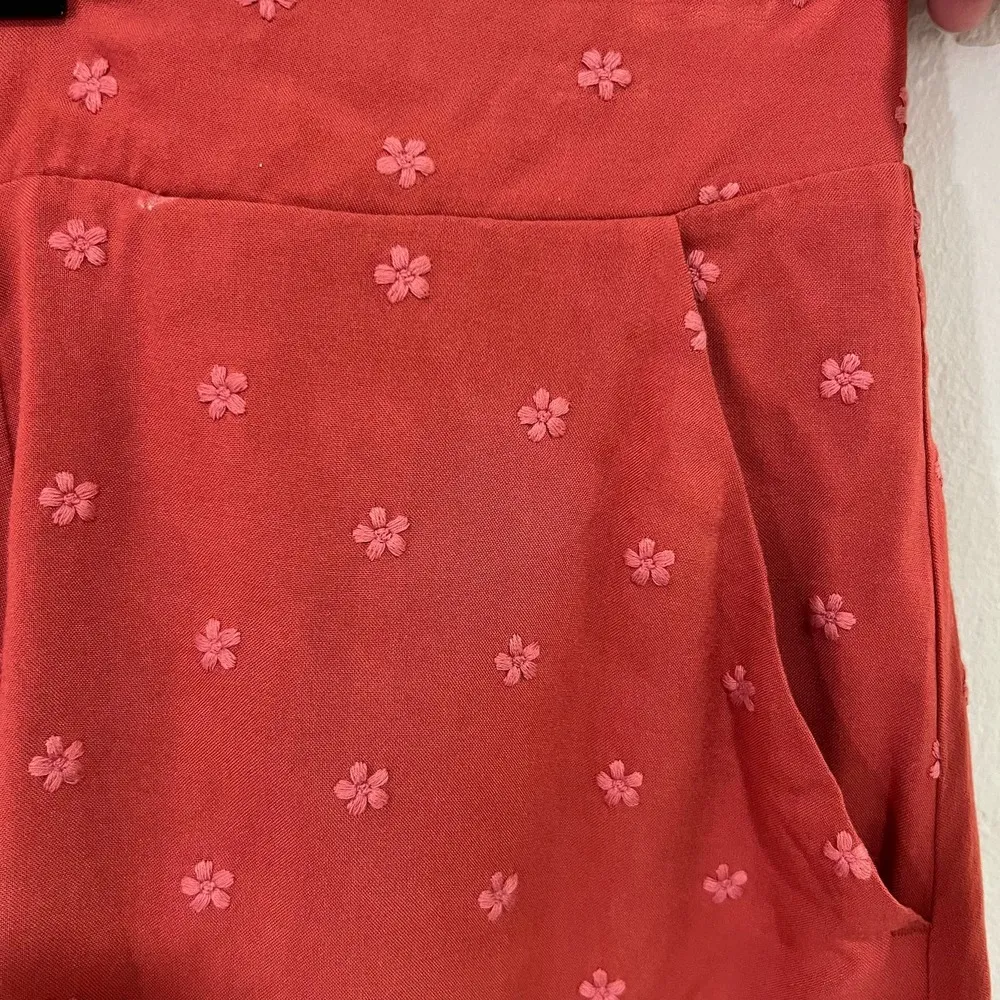 Torrid High Waist A-Line Skirt Embroidered Eyelet Red Size 4 (4X / 26) - Image 4
