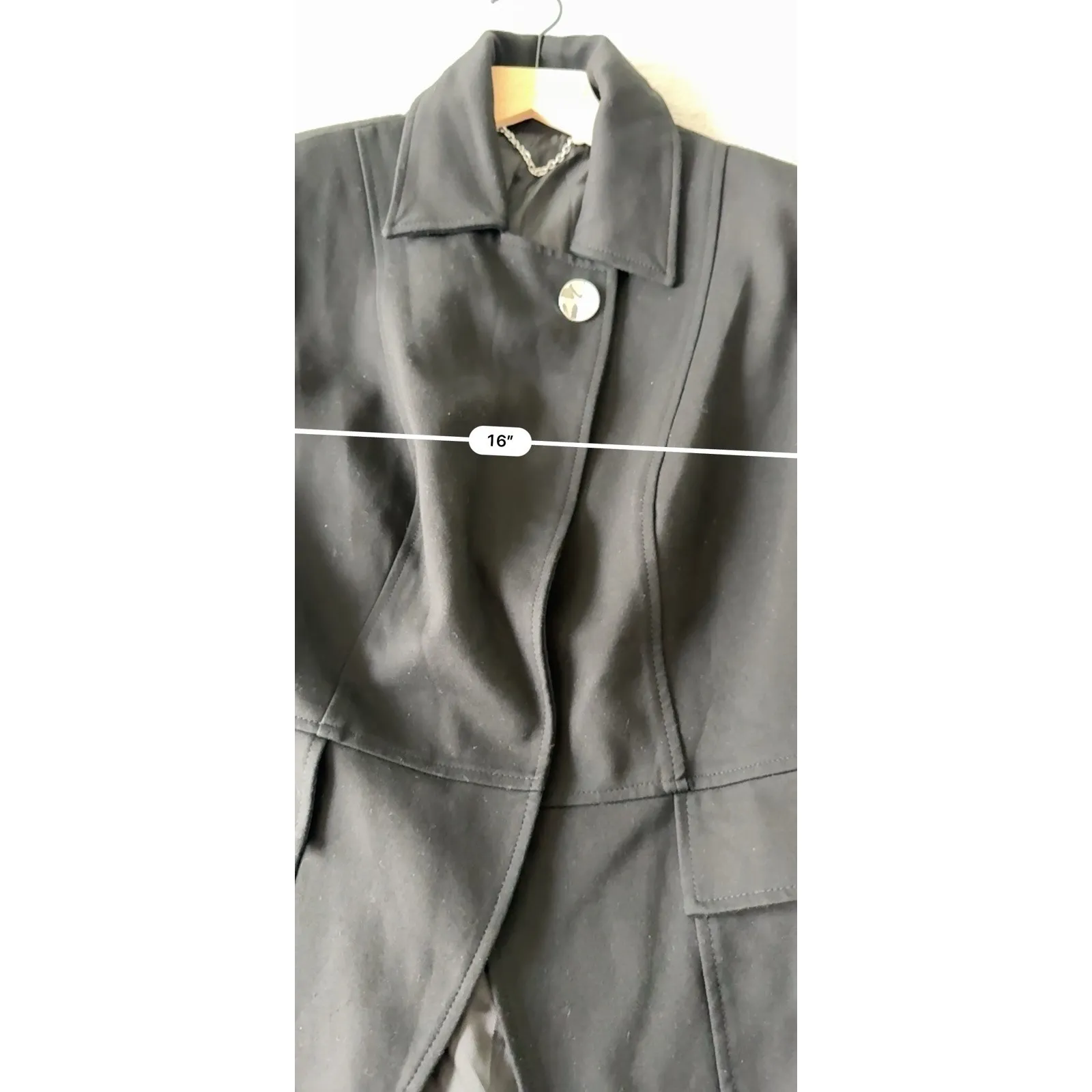 CHICOS Womens Black Blazer Size 0- Office Professional Interview Workwear - Image 4