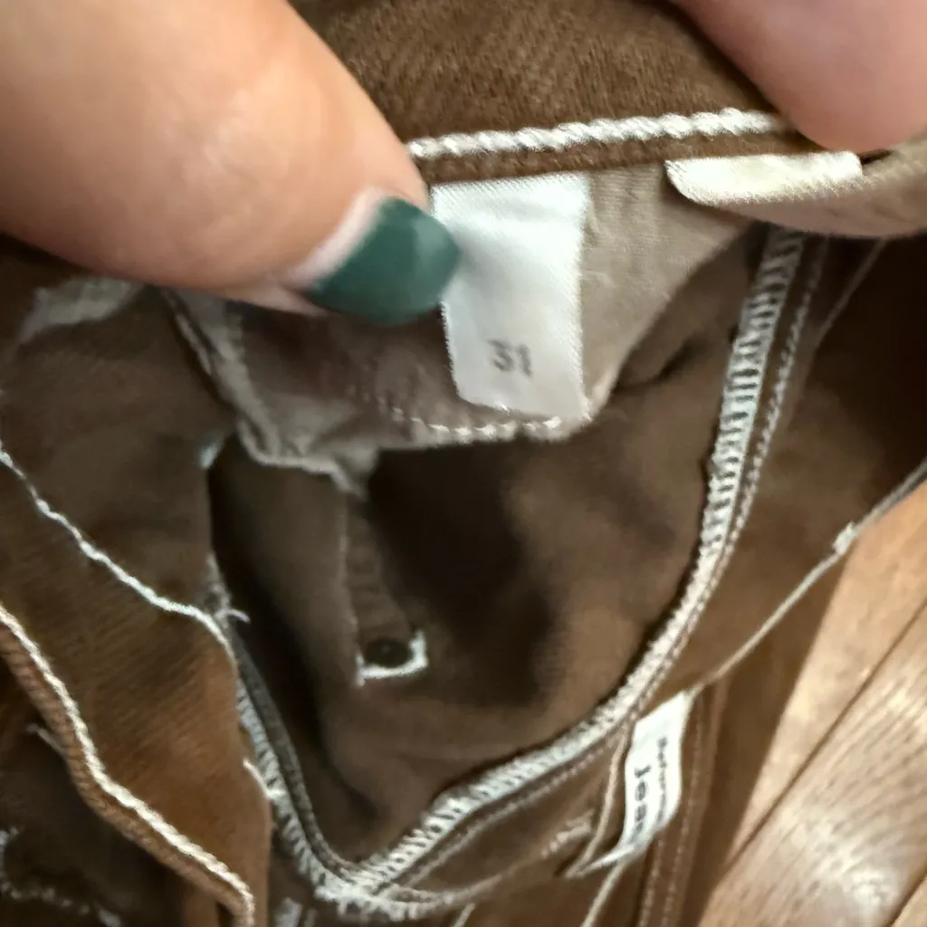 Reformation Jeans Women 31 Brown High Rise Cowboy Denim Chocolate 31x30 - Image 3