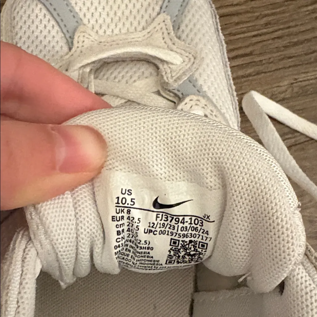 Nike AL8 black white sneaker 10.5 women’s - Image 9