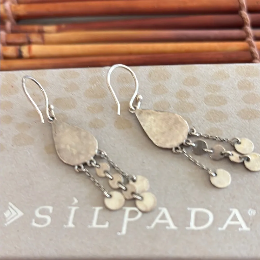 Silpada Sterling SilverTeardrop Earrings Dangle - Image 2