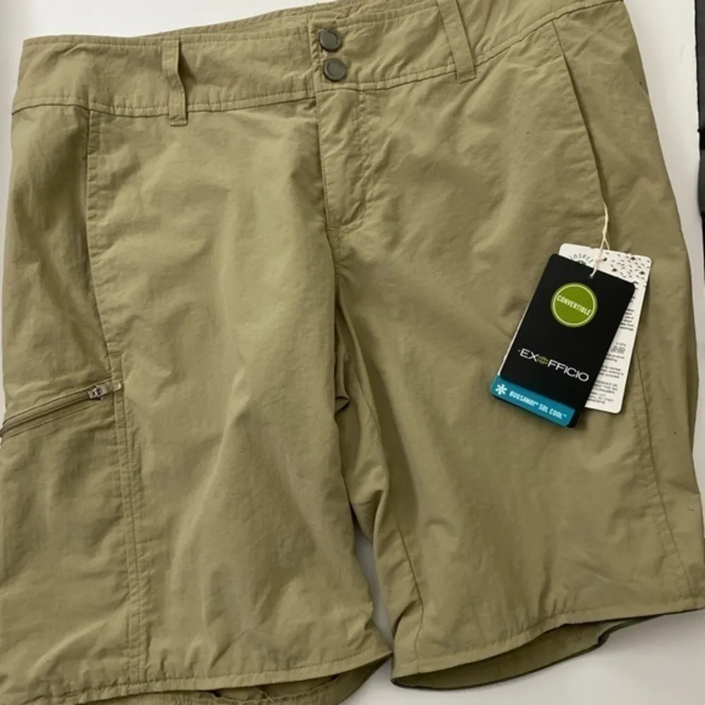 Exofficio • NWT Khaki BugsAway Sol Cool Ampario Shorts Size 8 - Image 9