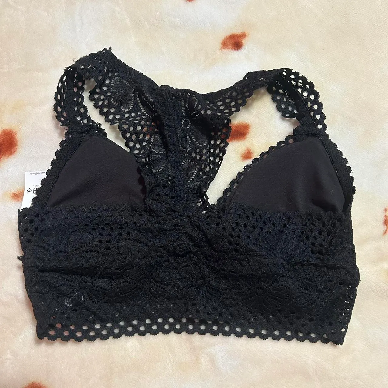 Rue 21 Black Lace Bralette With Padding - Image 3