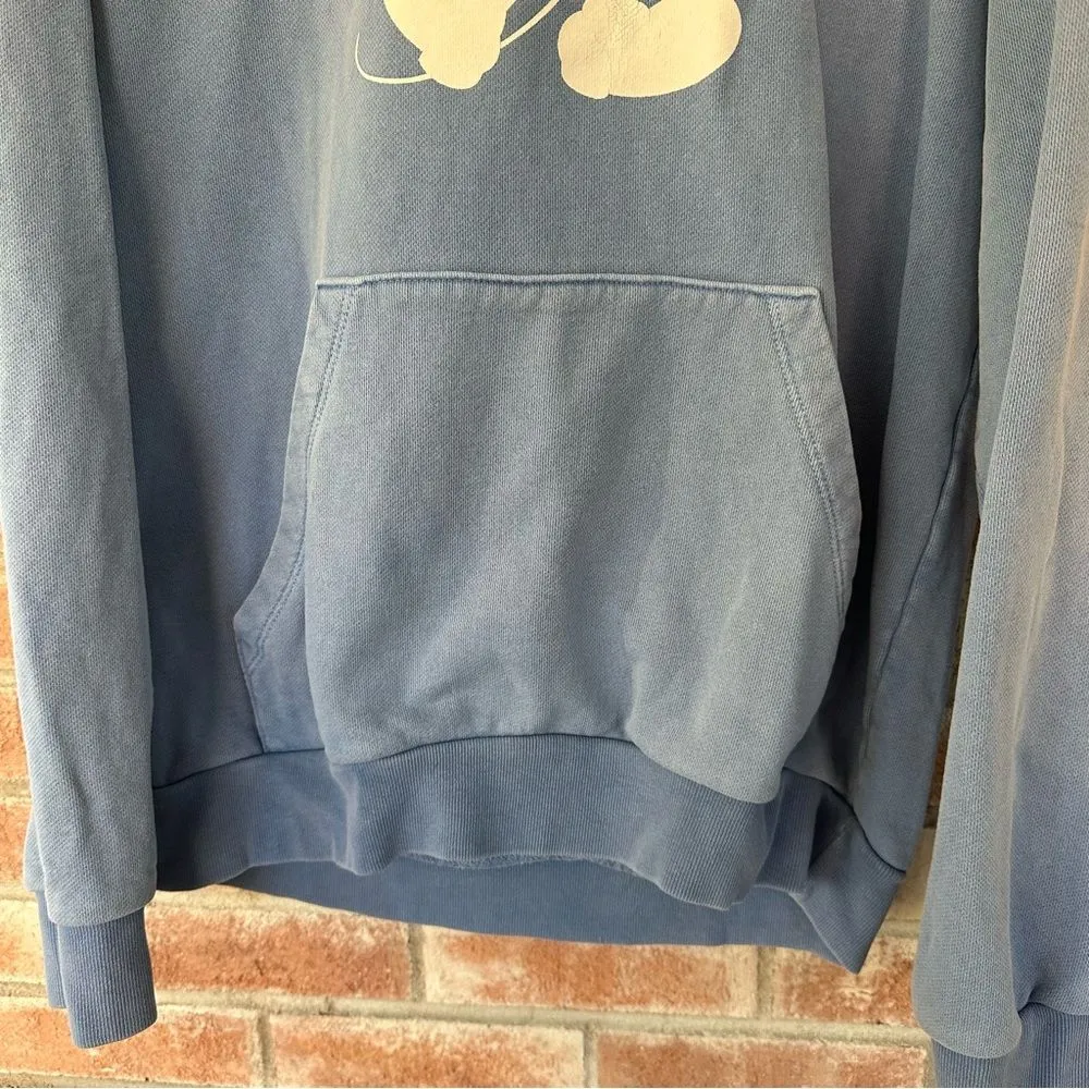 Disney x Love Your Melon Hoodie Mickey Mouse Sweatshirt Women’s Large Blue - Image 4