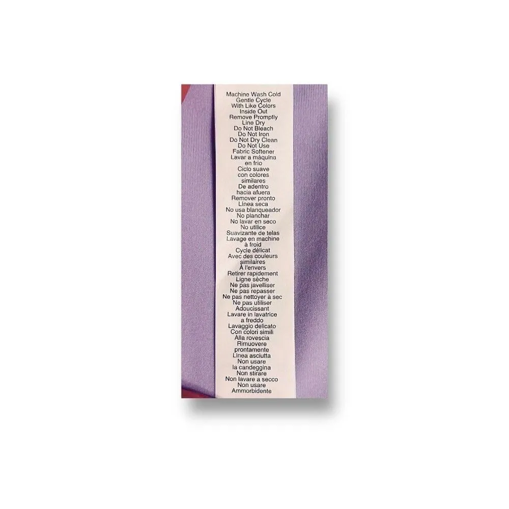 NWT EleVen Venus Williams L Lavender Biker Shorts Wisteria Wave Active Gym Yoga Purple Size L - Image 7