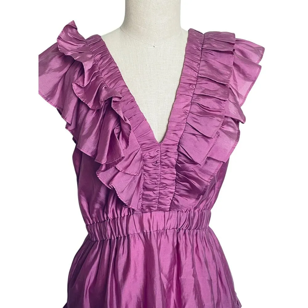 Endless Rose Purple Lilac Ruffle Mini Dress - Image 7