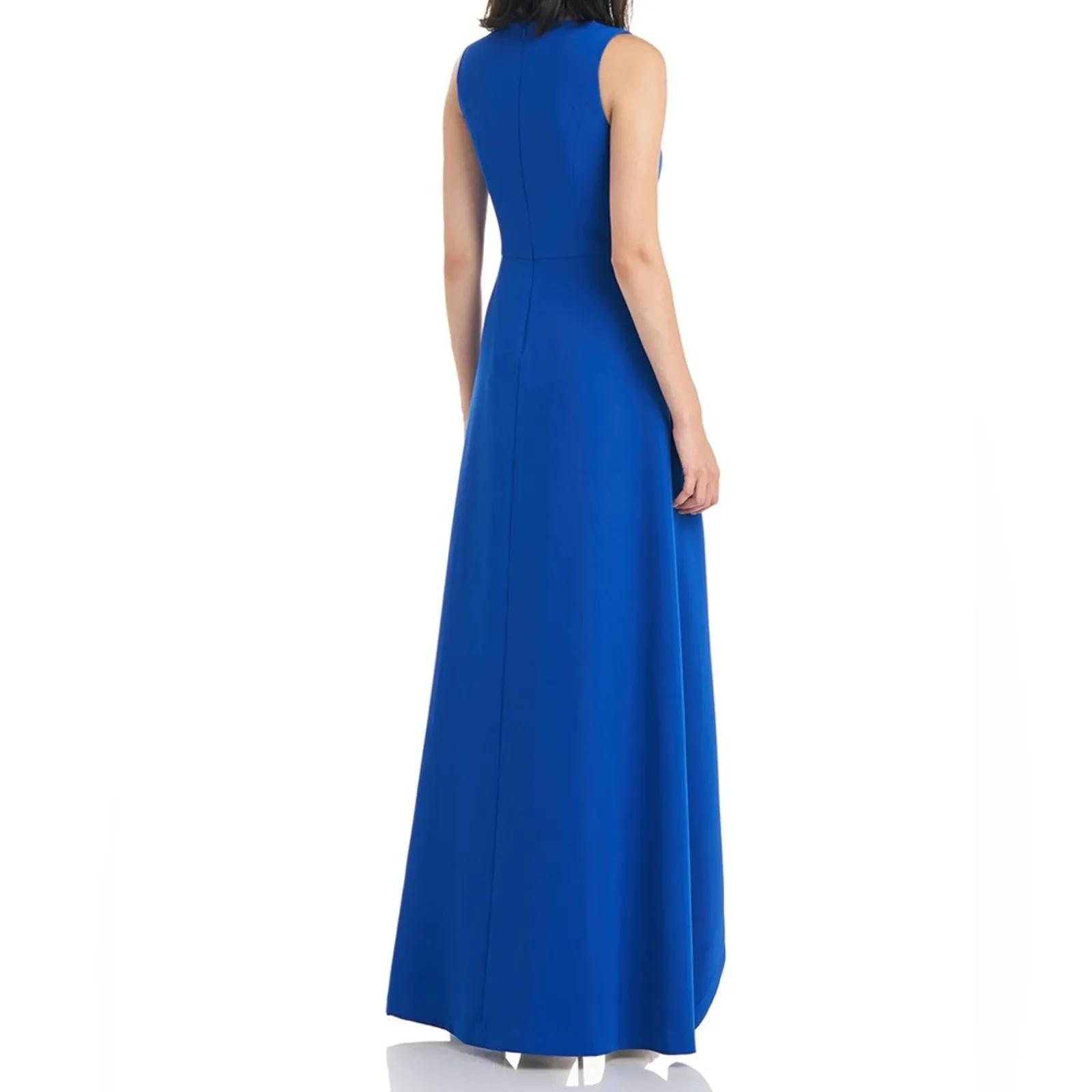 Kay Unger Melinda Hi Low Gown Sapphire Women’s Sz 2 - Image 5