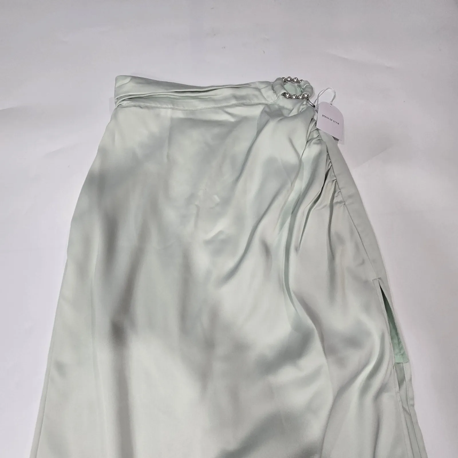 Song of Style Finch Maxi Skirt in Sea Blue Small - Image 5