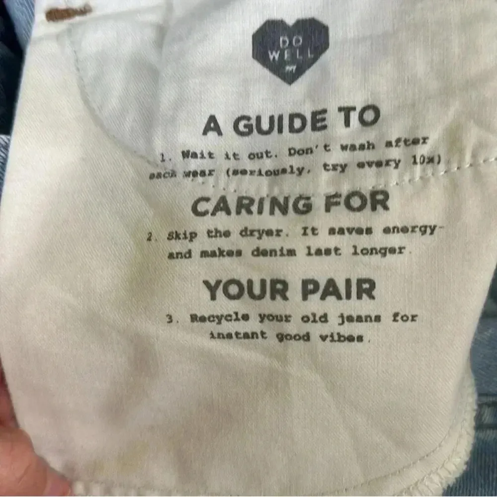 Madewell Womens High Waist Denim A-Line Mini Jean Skirt Size 26 - Image 8