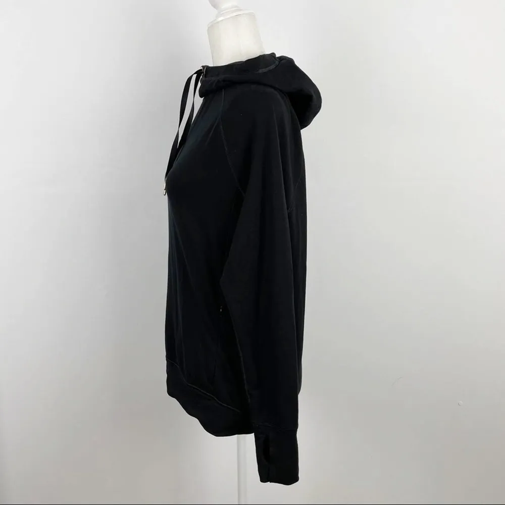 Sweaty Betty Rhythm Merino Black Hoodie Size Small - Image 10