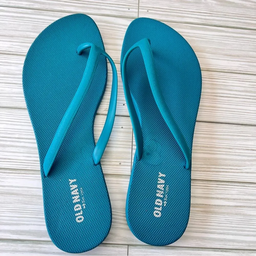 Old Navy Women’s Teal Sandals Sz 10 - Image 5