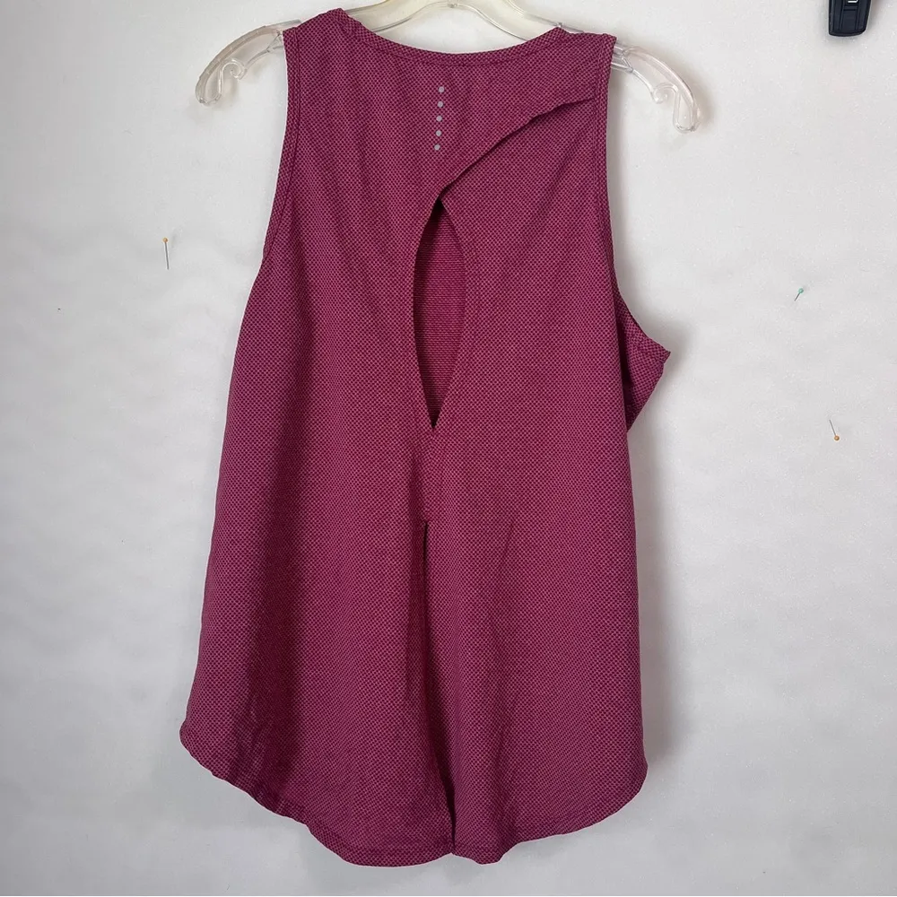 Athletic Works Womens Size Large Red Balm Athletic Tank Top Sleeveless Gym - Image 3