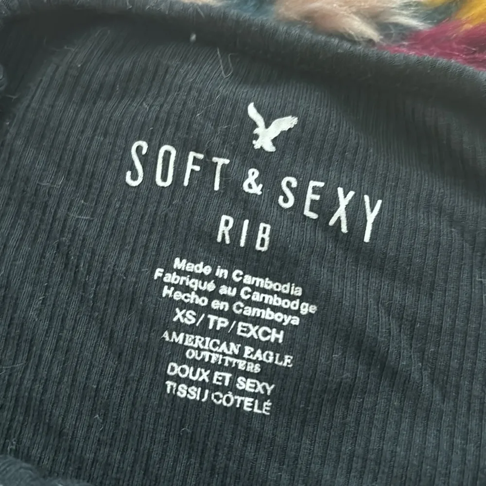 American Eagle Outfitters Soft & Sexy Ribbed Bodysuit - Image 3
