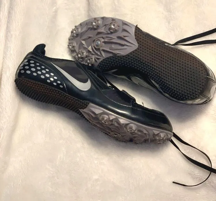 Black And Silver Sprint Spikes - Image 3