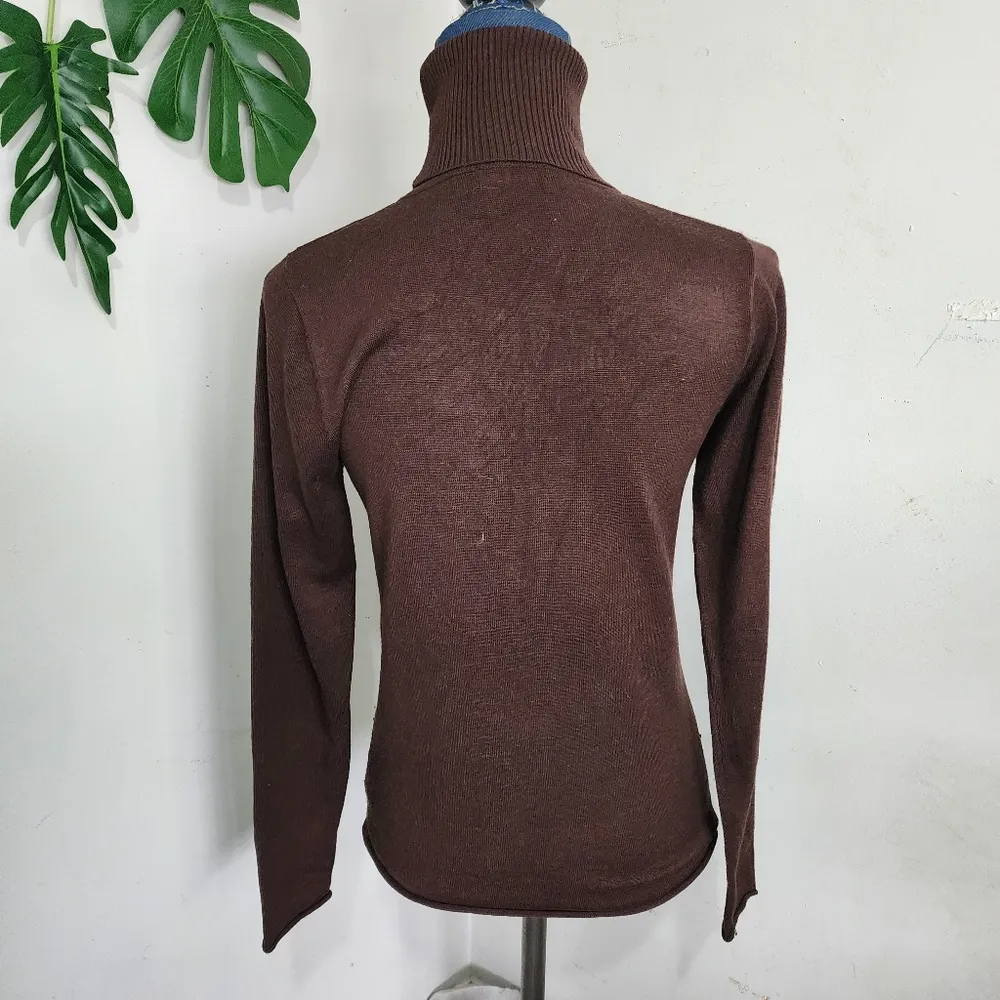 The Limited Brown Turtleneck Sweater - Image 6