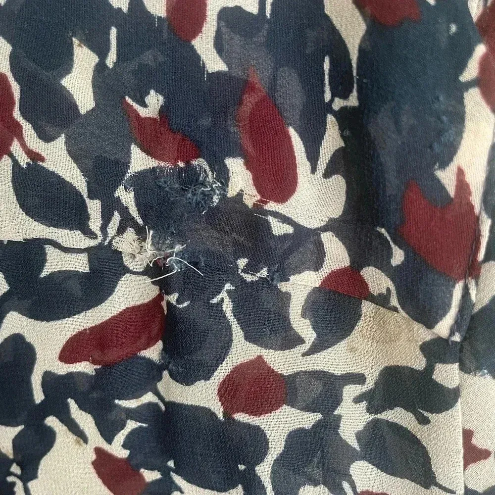 LOFT‎ CLEARANCE Sheer Blouse Large Tall Dressy Work Shirt - Image 5